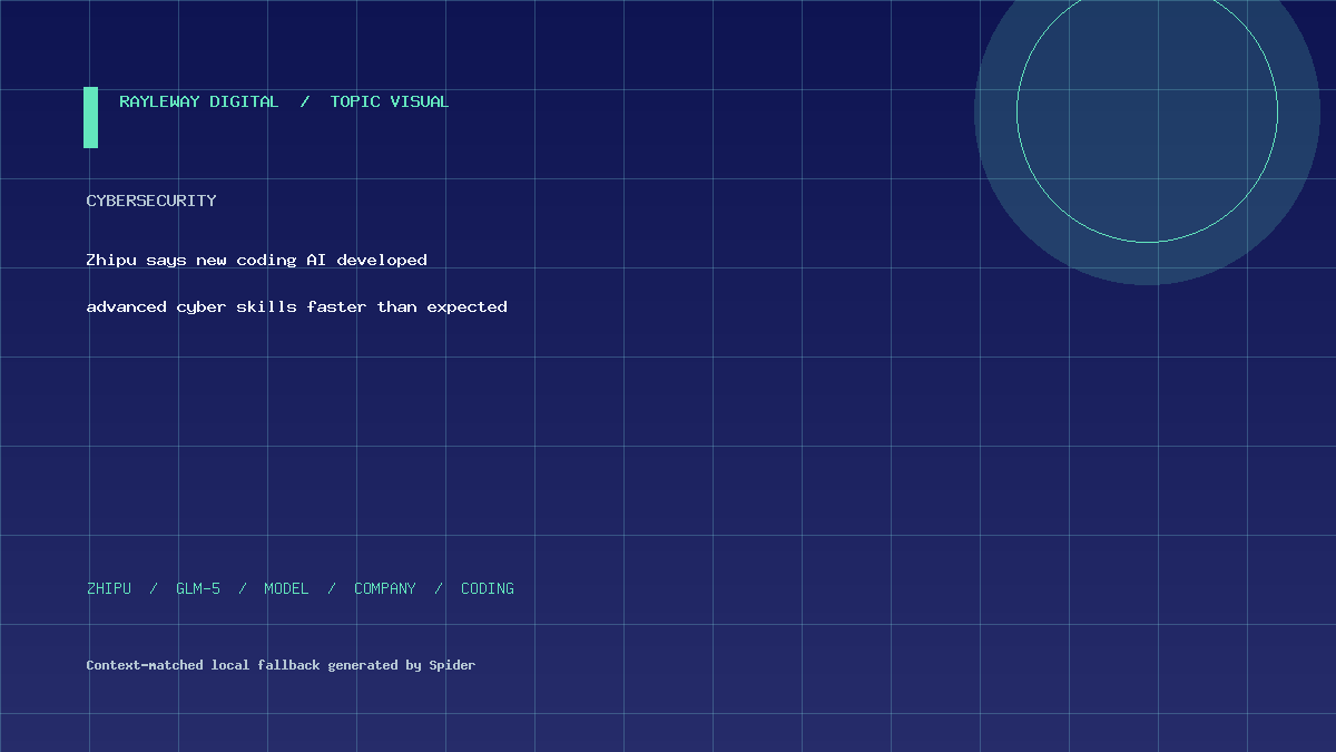 Zhipu says new coding AI developed advanced cyber skills faster than expected