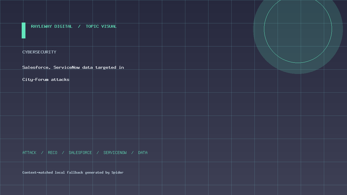 Salesforce, ServiceNow data targeted in ‘City-Forum’ attacks
